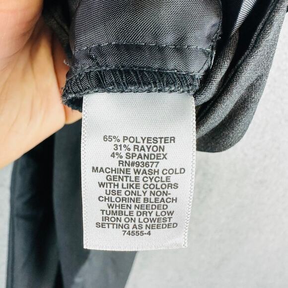 New Liz Claiborne Womans Sz 16P Short Dress Pants Audra Trouser Grey Pockets NWT - Picture 10 of 10